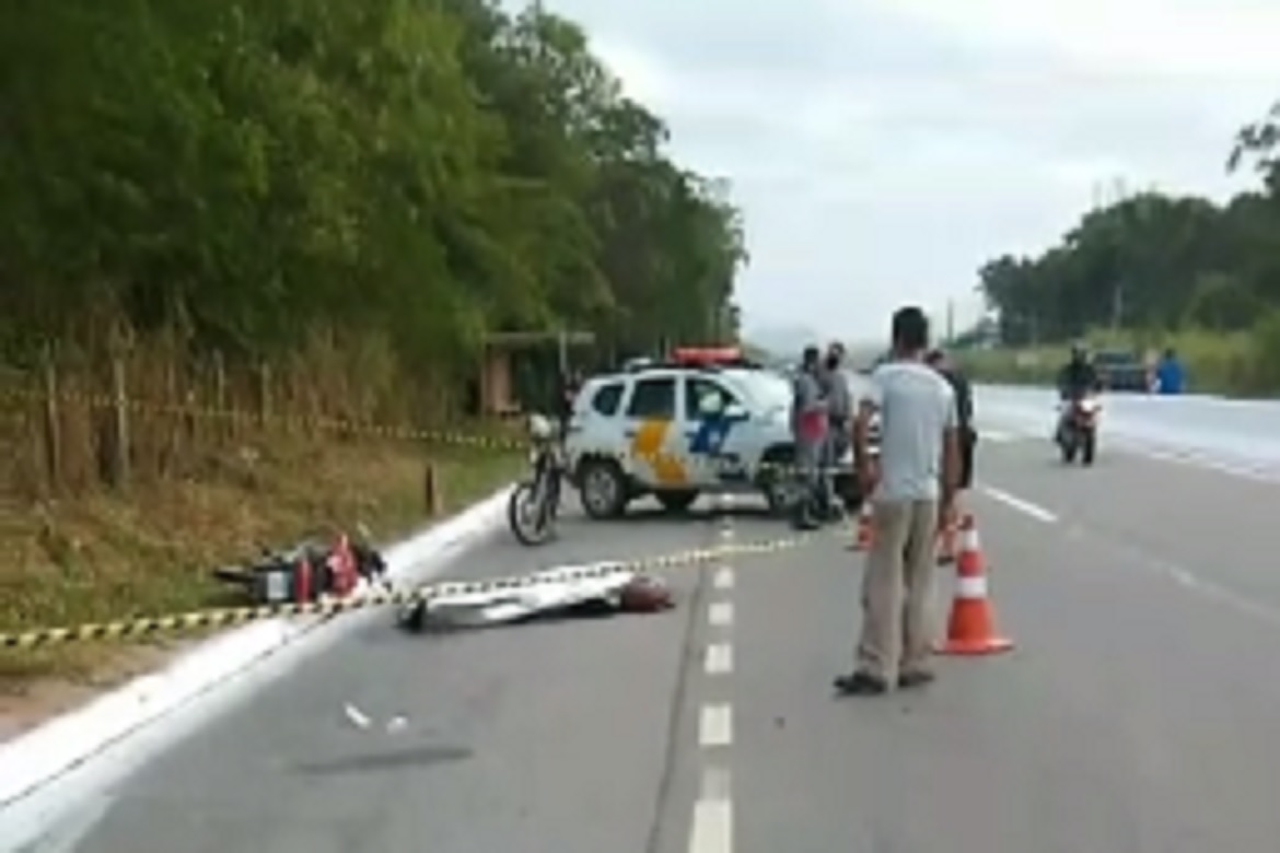  Motociclista morre em acidente na ES 482 em Cachoeiro de Itapemirim