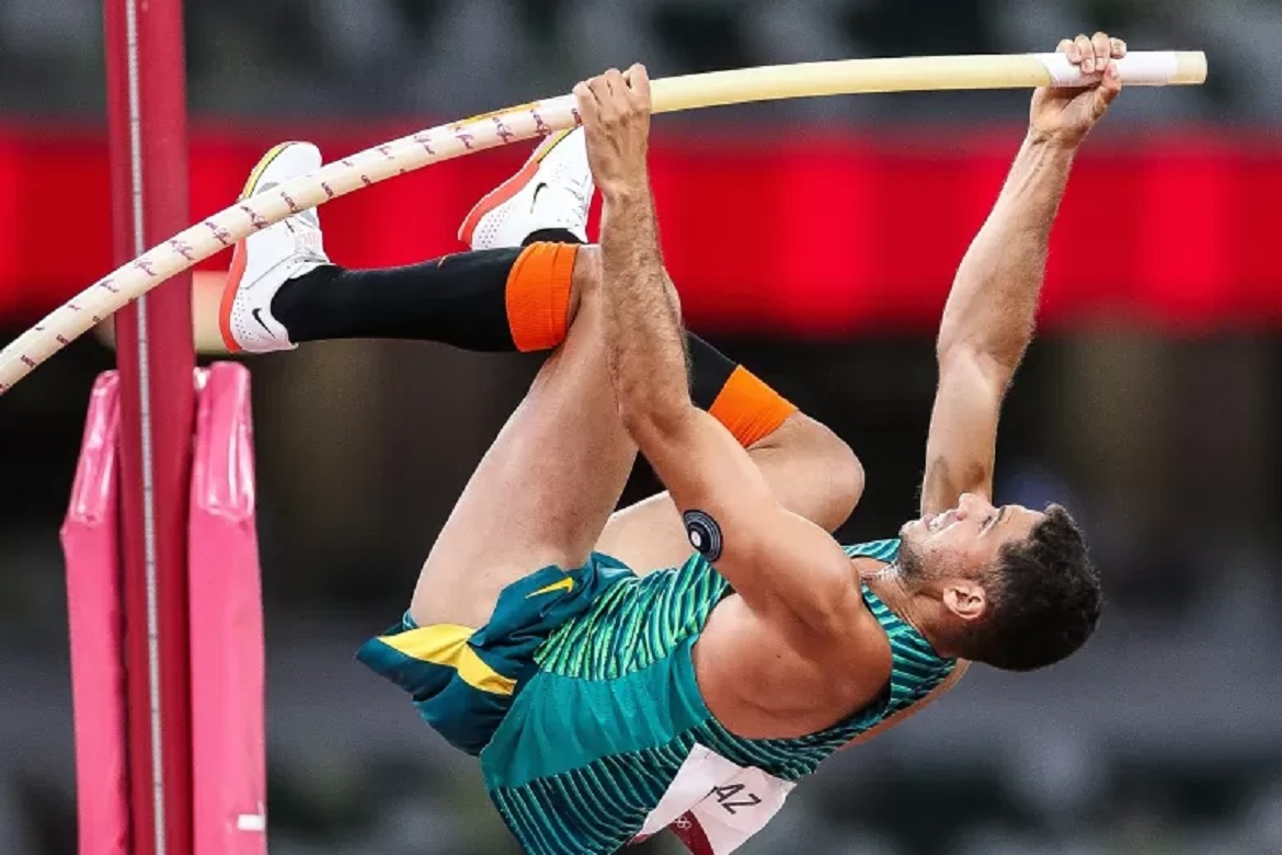  Thiago Braz fica com a medalha de bronze no salto com vara