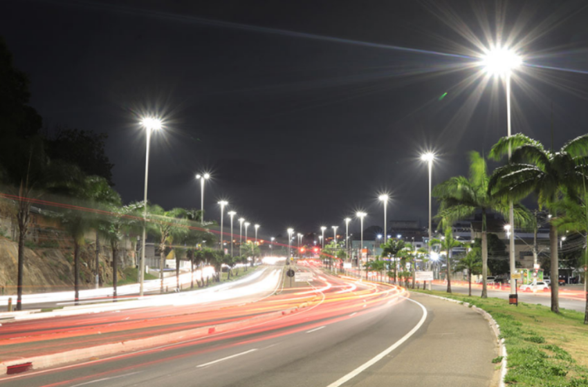  Modernização na iluminação pública gera economia de mais de R$ 900 mil à Prefeitura de Cariacica